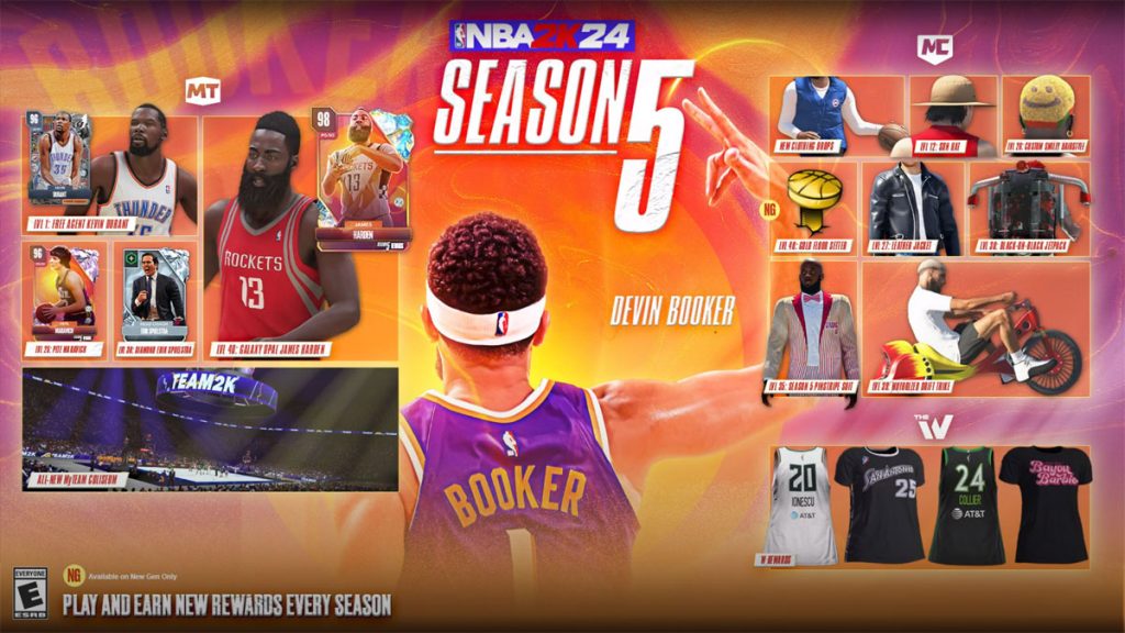 Nba K All Season Rewards Level Rewards Mycareer Myteam