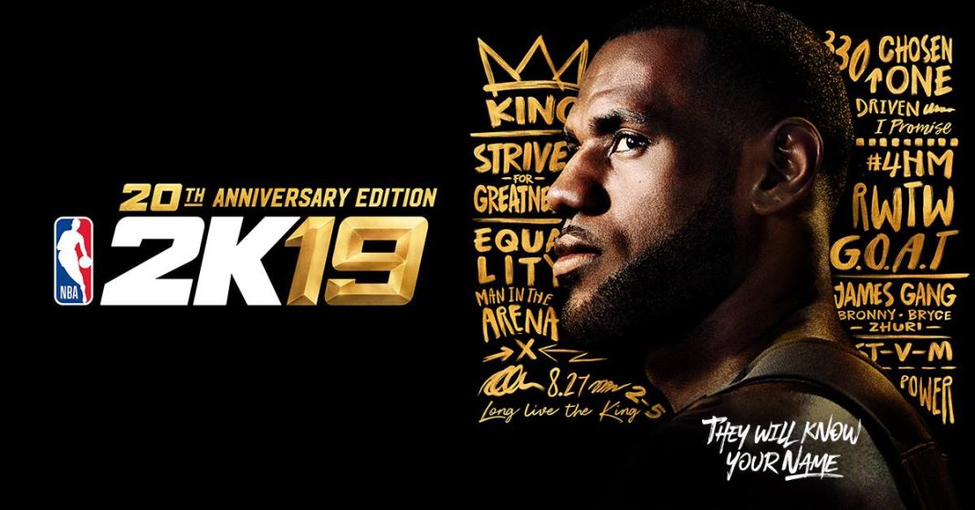 NBA 2K19 Release Date is September 7, LeBron James on 20th Anniversary Cover NBA 2KW NBA