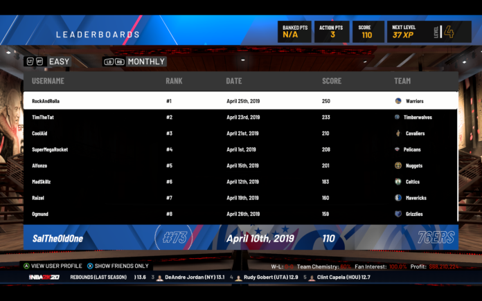 NBA 2K20 MyGM / MyLEAGUE Mode Details & Features: Leaderboards, Action ...