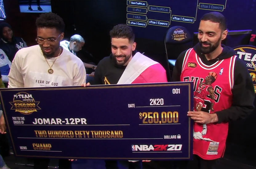 Jomar 12pr Wins The Nba 2k20 Myteam Unlimited Tournament Takes