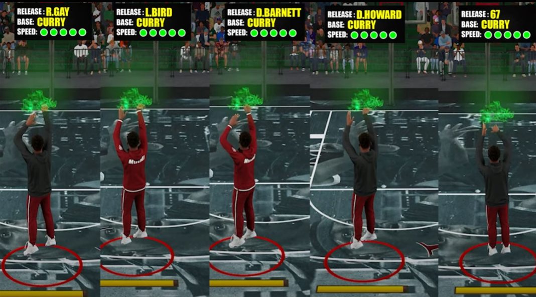 NBA 2K22 Best Jumpshot Releases Tests & Analysis (Videos) NBA 2KW