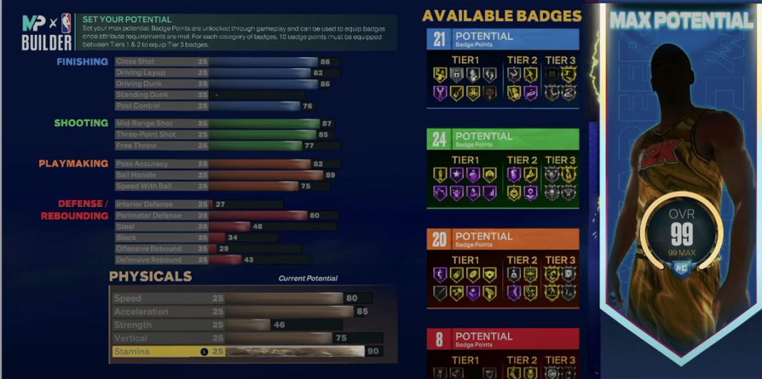 NBA 2K23 How to Create Jamal Murray Replica Build “Blue Arrow” NBA 2KW