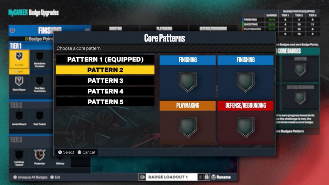 NBA 2K23 Core Badge Patterns & Core Badges Explained NBA 2KW