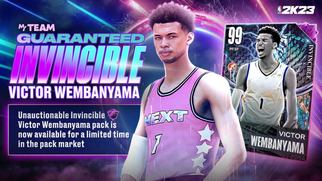 Victor Wembanyama In NBA 2K24 The Wemby Effect Build Rating 