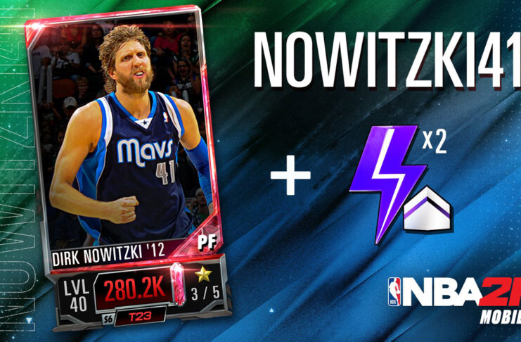 NBA 2K Mobile Code: Dirk Nowitzki