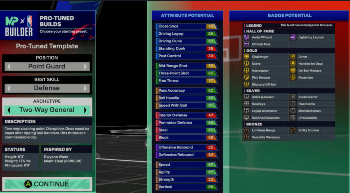 NBA 2K25 Two-Way General Build