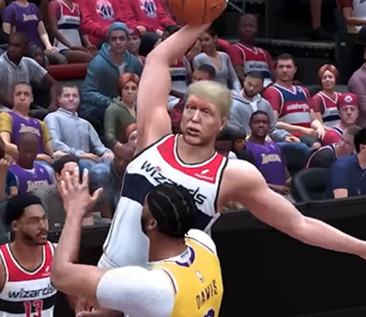 NBA 2K25 Donald Trump