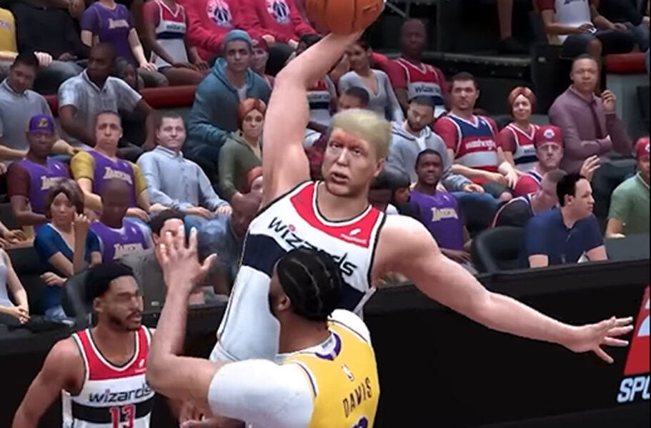 1 Million Overall Donald Trump in NBA 2K25 (Video) NBA 2KW
