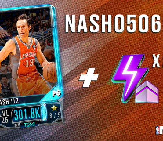 NBA 2K25 Mobile Code Steve Nash Card