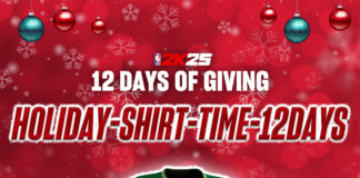 NBA 2K25 Locker Code - 12 Days of Giving - Holiday Shirt MyPLAYER
