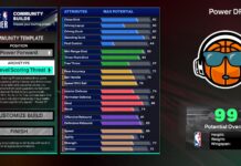 NBA 2K25 Power DF Community Build