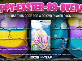NBA 2K25 Easter Locker Code - 99 OVR Player Pack (4-20-25)