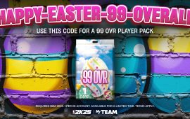 NBA 2K25 Easter Locker Code - 99 OVR Player Pack (4-20-25)