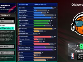 NBA 2K25 OlajuwonDR34M Community Build