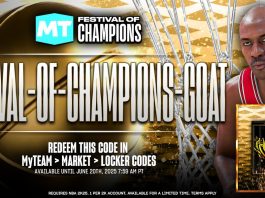 NBA 2K25 GOAT Festival of Champions Locker Code