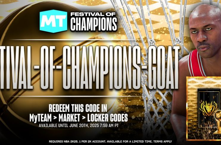 NBA 2K25 GOAT Festival of Champions Locker Code