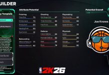 NBA 2K26 Joe Knows Community Build