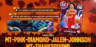 NBA 2K26 Thanksgiving Locker Codes
