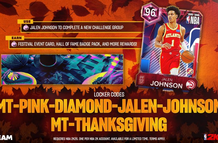 NBA 2K26 Thanksgiving Locker Codes