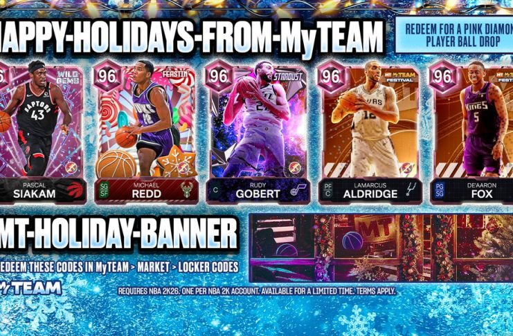 NBA 2K26 Christmas Locker Codes