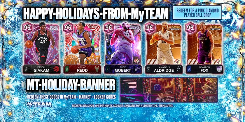 NBA 2K26 Christmas Locker Codes