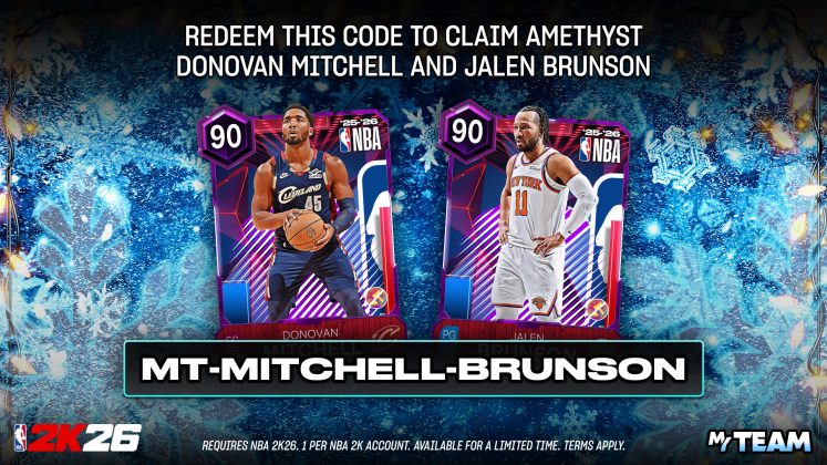 NBA 2K26 Christmas Locker Codes