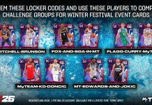 NBA 2K26 Christmas Locker Codes