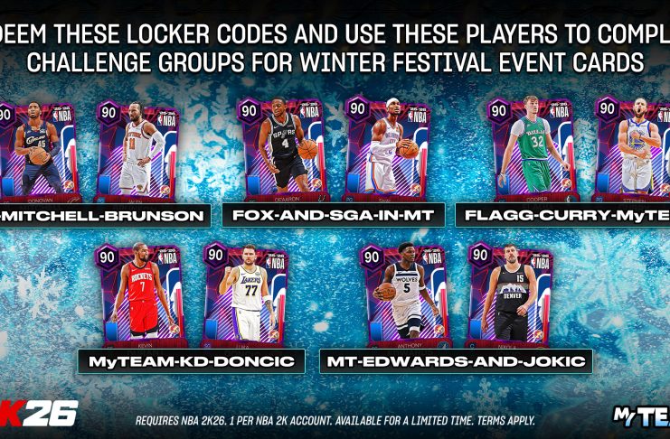 NBA 2K26 Christmas Locker Codes