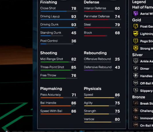 NBA 2K26 Slick Finish Pro-Tuned Build