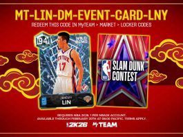 NBA 2K26 Chinese New Year Locker Code