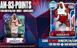 NBA 2K26 Bam 83 Pts Locker Code