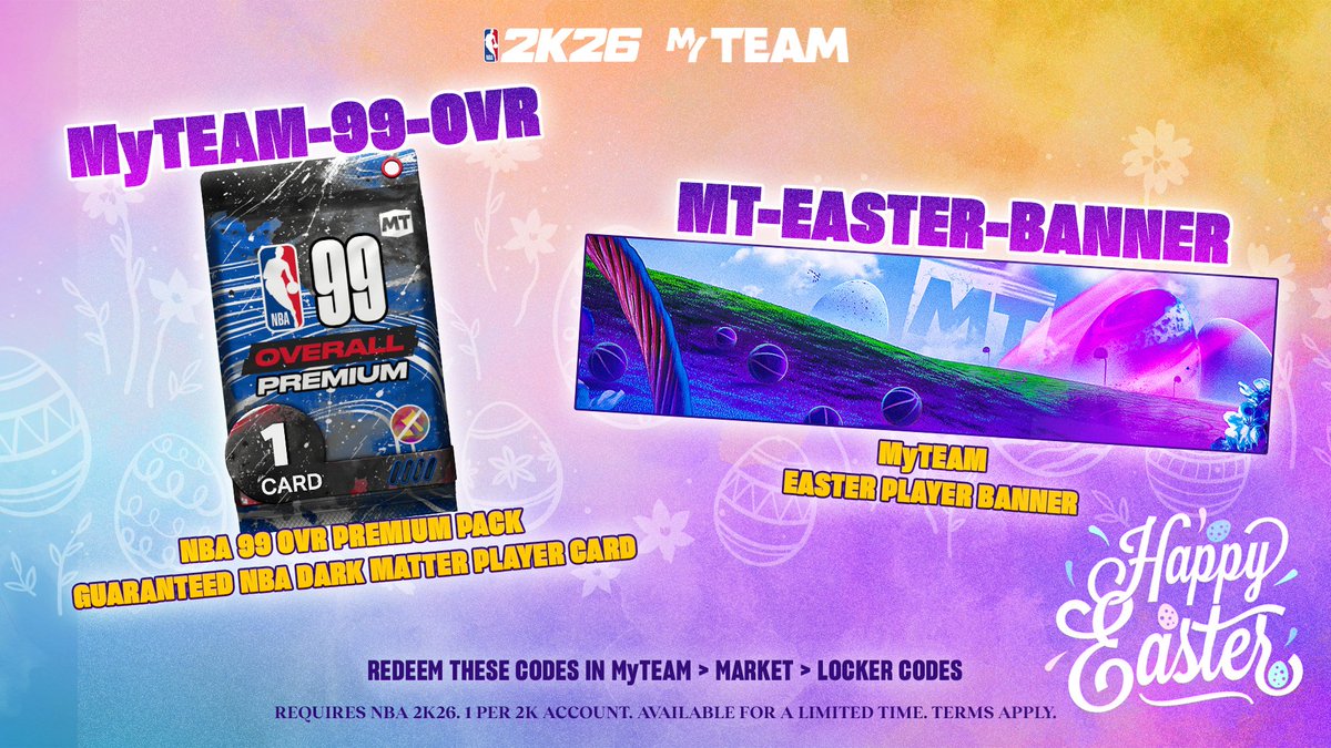 NBA 2K26 Easter Locker Code