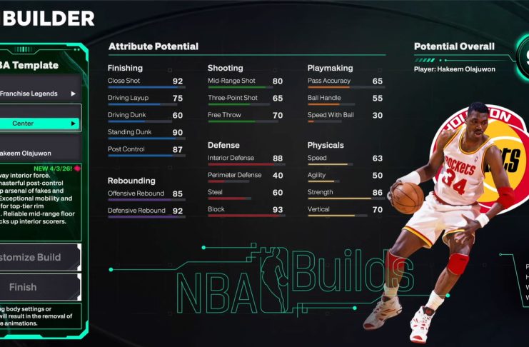 NBA-2K26-Hakeem-Olajuwon-Template-Build