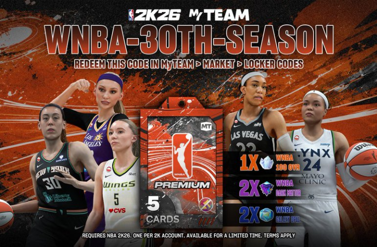 NBA 2K26 Locker Code WNBA