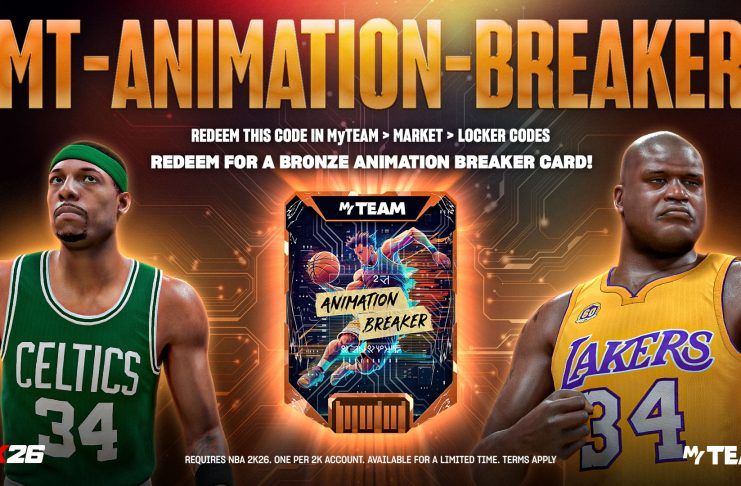 NBA 2K26 Locker Code: Animation Breaker