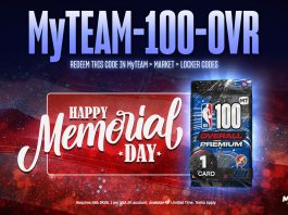 NBA 2K26 Locker Code: 100 OVR Premium Card