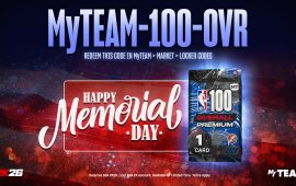 NBA 2K26 Locker Code: 100 OVR Premium Card