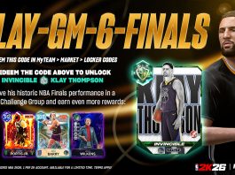 NBA 2K26 Locker Code: Invincible Klay Thompson