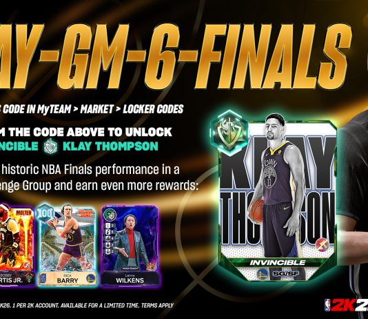 NBA 2K26 Locker Code: Invincible Klay Thompson