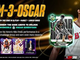 NBA 2K26 Locker Code: Invincible Oscar Robertson