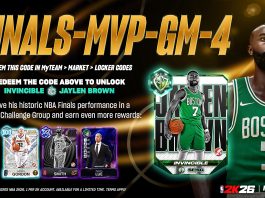 NBA 2K26 Locker Code: Invincible Jaylen Brown