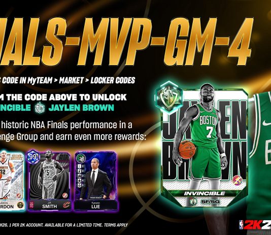 NBA 2K26 Locker Code: Invincible Jaylen Brown