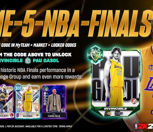 NBA 2K26 Locker Code: Invincible Pau Gasol