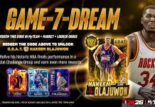 NBA 2K26 Locker Code: GOAT Hakeem Olajuwon