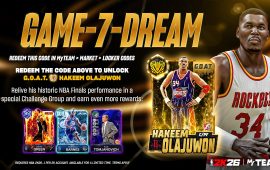 NBA 2K26 Locker Code: GOAT Hakeem Olajuwon