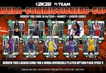 NBA 2K26 Locker Code WNBA