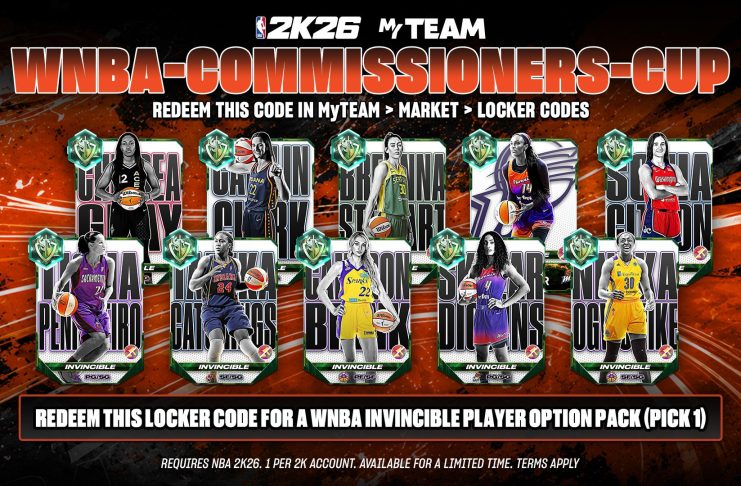 NBA 2K26 Locker Code WNBA