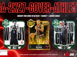NBA 2K27 Cover Athletes Locker Code
