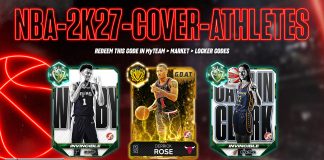 NBA 2K27 Cover Athletes Locker Code