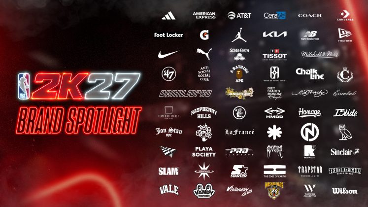 NBA 2K27 Clothing Brands List